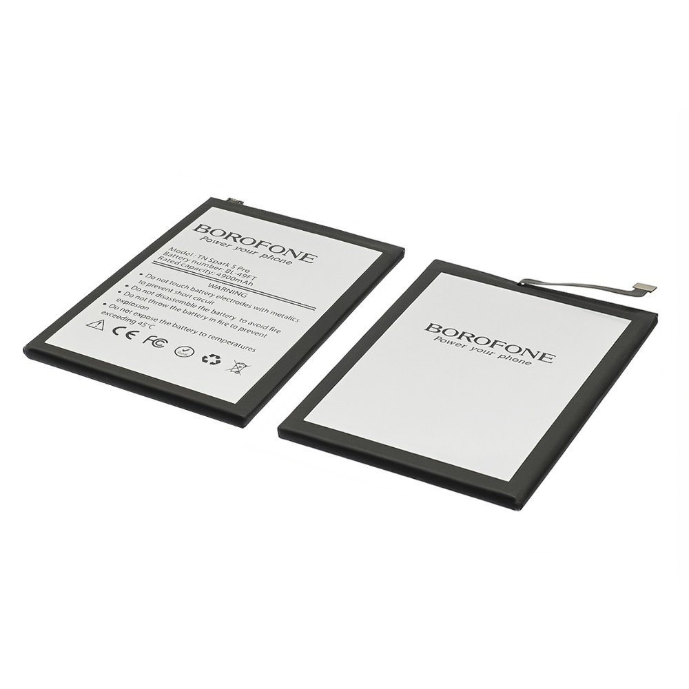 Аккумулятор Borofone BL-49FT для TECNO Camon 15 (CD7)/ Spark 6 Go (KE5, KE5J)/ Spark 7 (KF6n)/ Spark 7 Go (KF6m)/ Pop 4 (BC2)