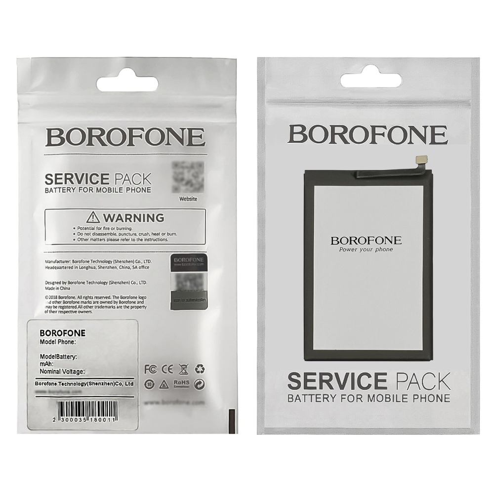 Аккумулятор Borofone BL-49FT для TECNO Camon 15 (CD7)/ Spark 6 Go (KE5, KE5J)/ Spark 7 (KF6n)/ Spark 7 Go (KF6m)/ Pop 4 (BC2)