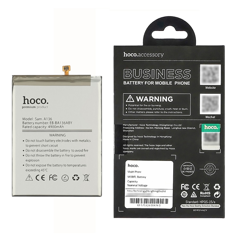 Аккумулятор Hoco EB-BA136ABY для Samsung A136 A13 (5G)/ M135 M13