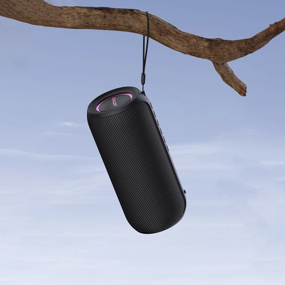 Портативная Bluetooth колонка ZEALOT S32 Max с LED подсветкой black