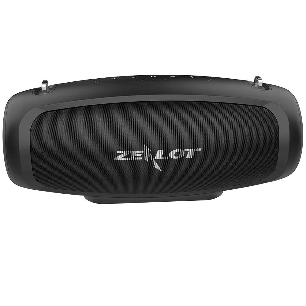 Портативная Bluetooth колонка ZEALOT S37L с LED подсветкой black