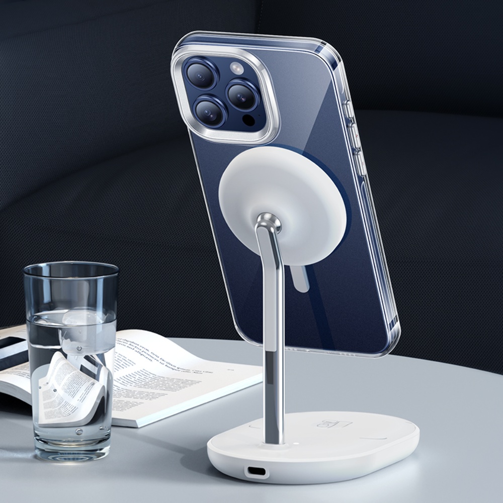 Чехол Hoco Amber AS3 c Mag Safe для Apple iPhone 15 Pro прозрачно-черный