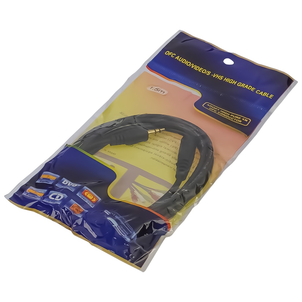Кабель удлинитель Jack 3.5 to Jack 3.5 (F) 1.5m black