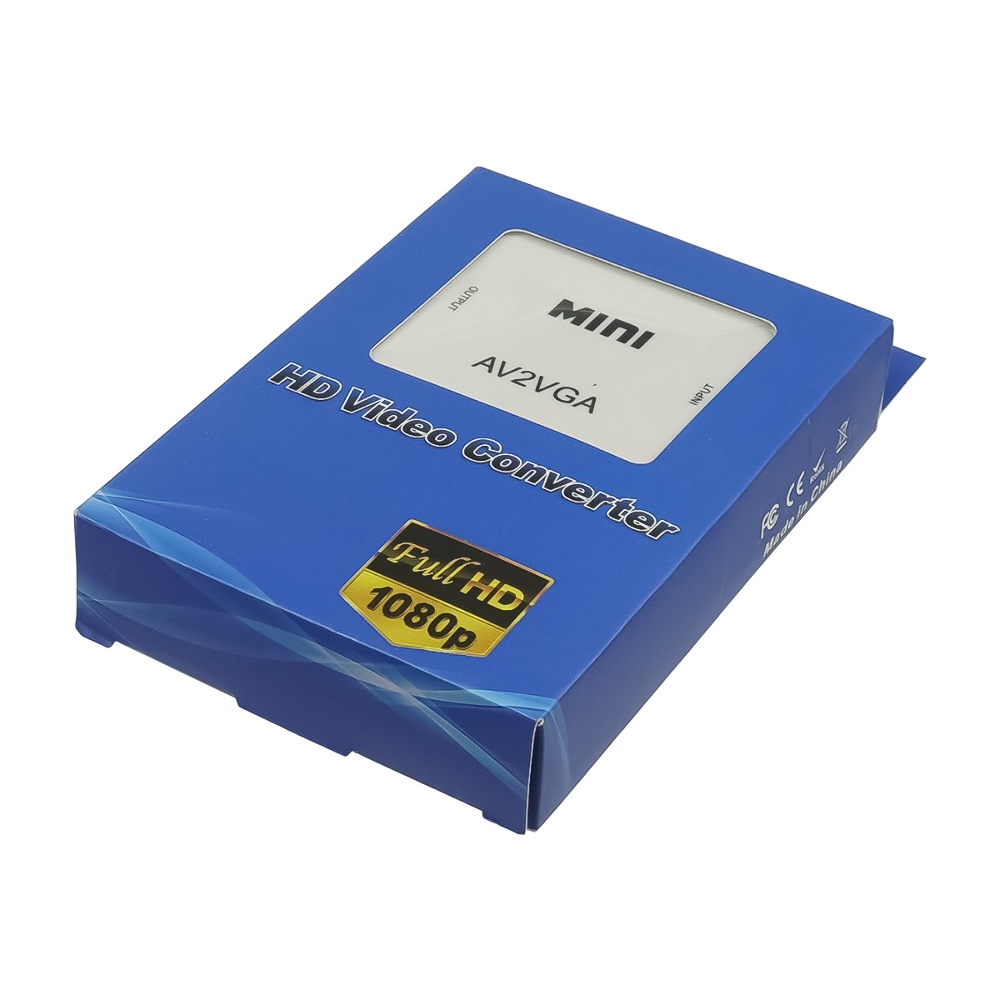 Конвертер AV to VGA white