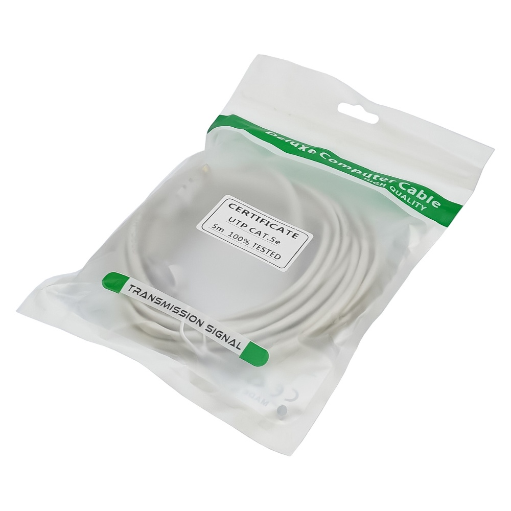 Кабель патч-корд RJ45 5 белый
