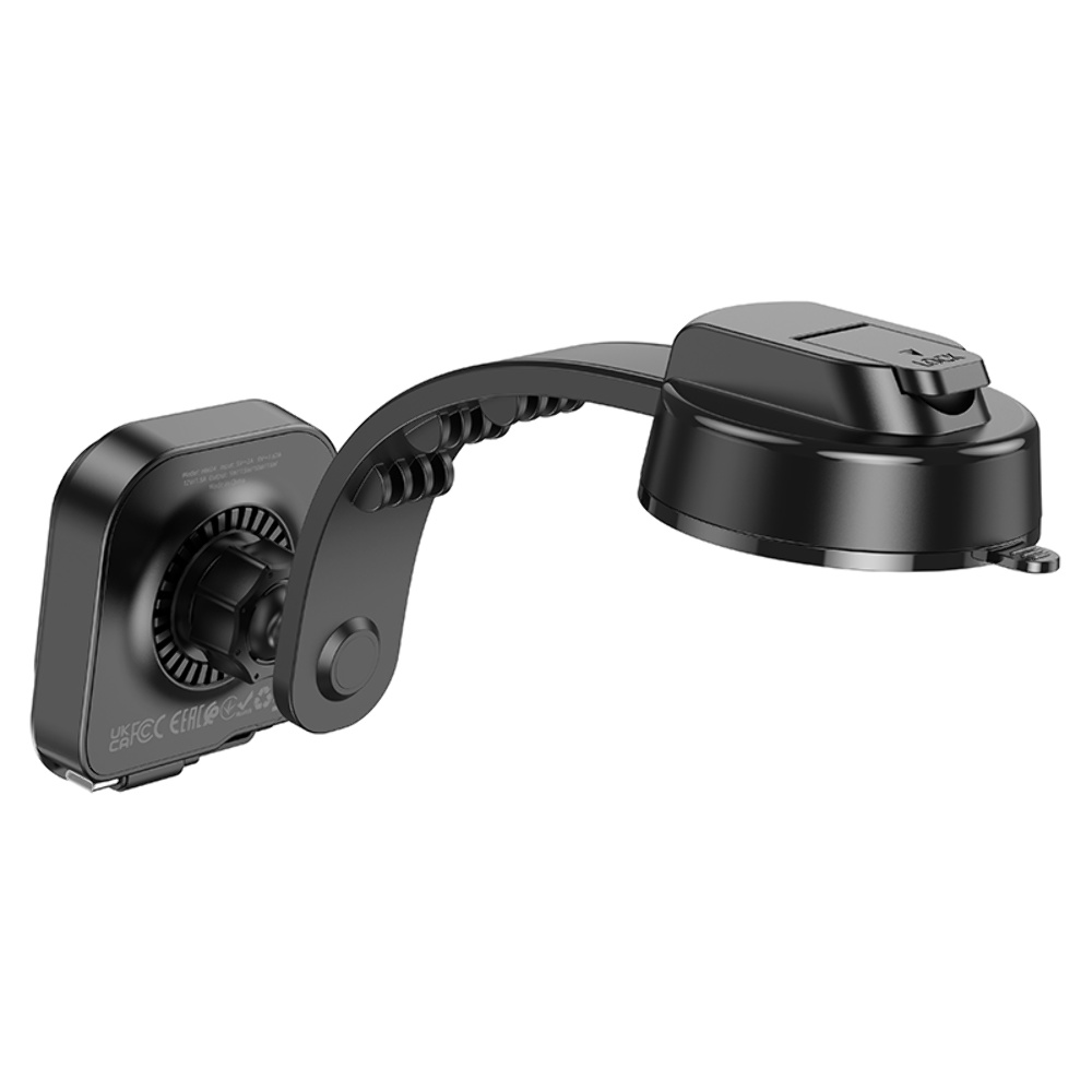 Автодержатель Hoco HW24 магнитный с беспроводной зарядкой 15W black