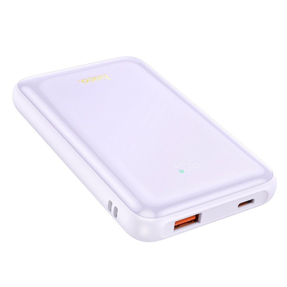 Power bank Hoco Q21 10000mAh 22.5W PD 20W с дисплеем purple