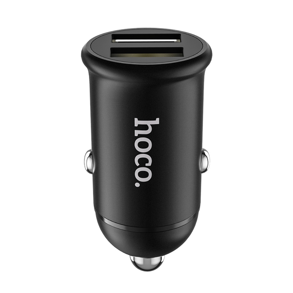 Автомобильное зарядное устройство Hoco Z30 2 USB black