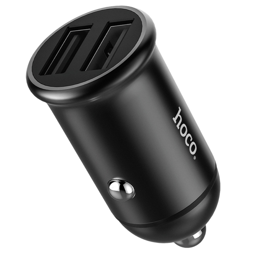 Автомобильное зарядное устройство Hoco Z30 2 USB black