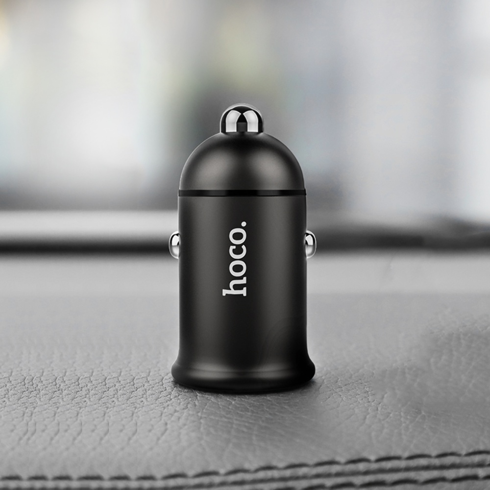 Автомобильное зарядное устройство Hoco Z30 2 USB black