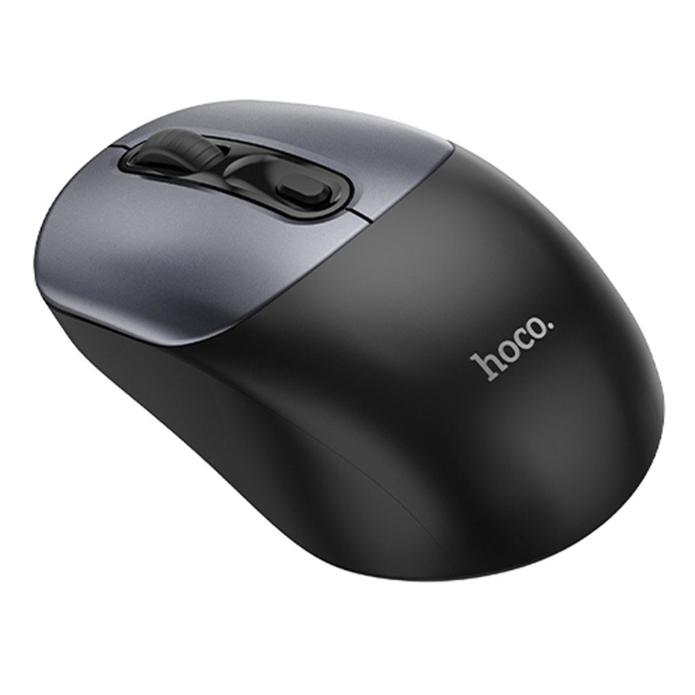 Беспроводная мышь Hoco GM28 black metal gray