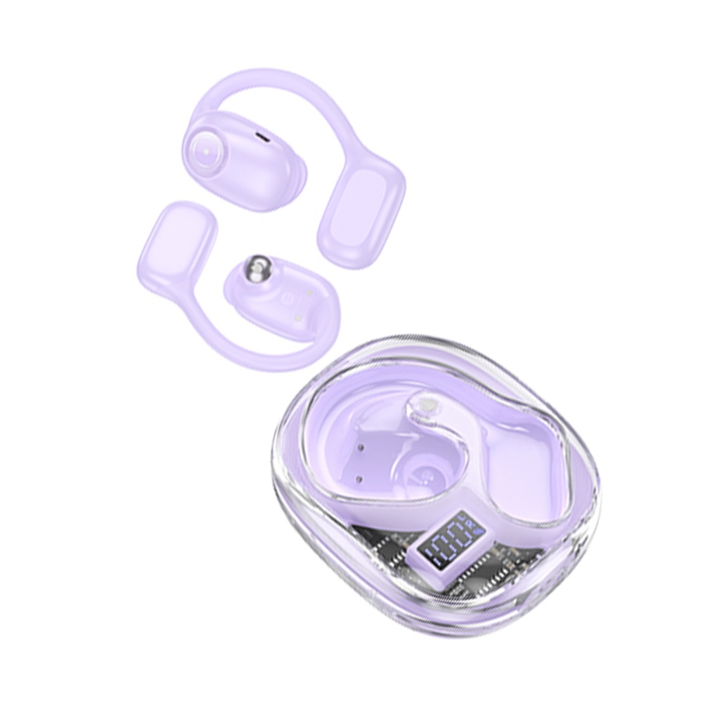 Беспроводные наушники Hoco EA3 открытые TWS purple