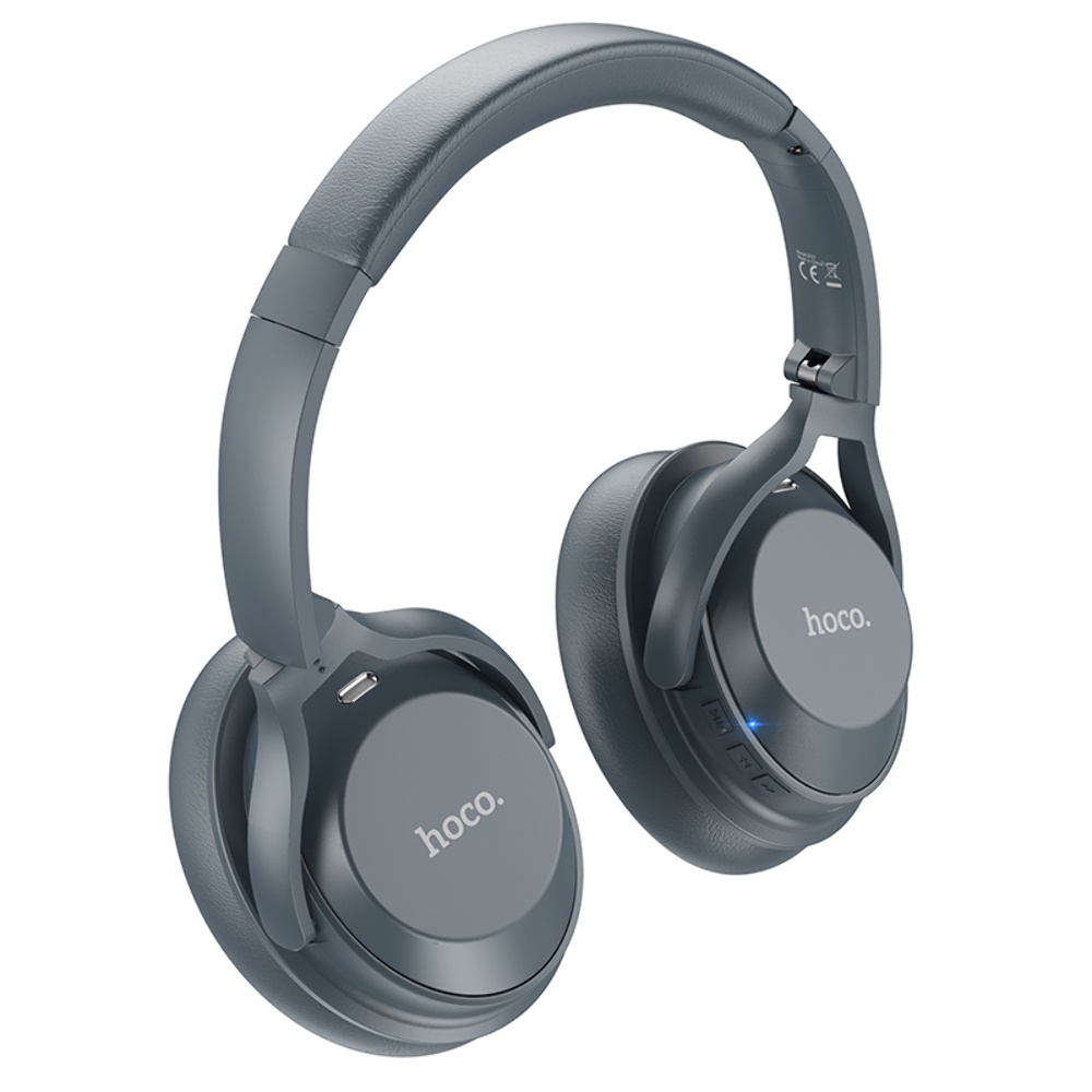 Беспроводные наушники Hoco W37 накладные smoky blue