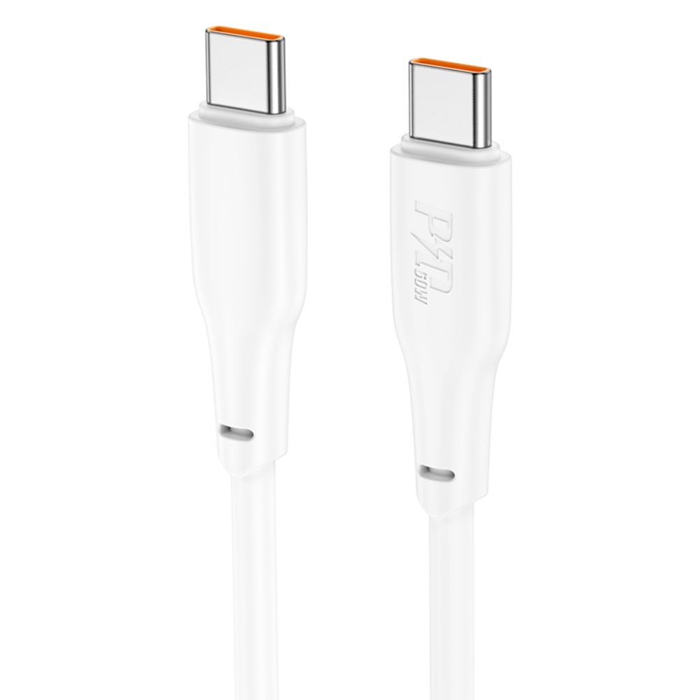 Кабель Hoco X93 Type-C to Type-C PD 60W 2m white