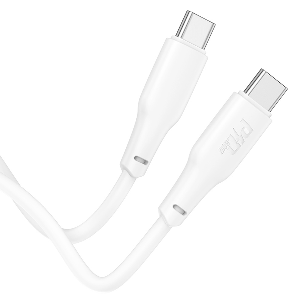 Кабель Hoco X93 Type-C to Type-C PD 60W 2m white