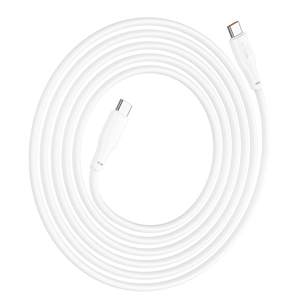 Кабель Hoco X93 Type-C to Type-C PD 60W 2m white