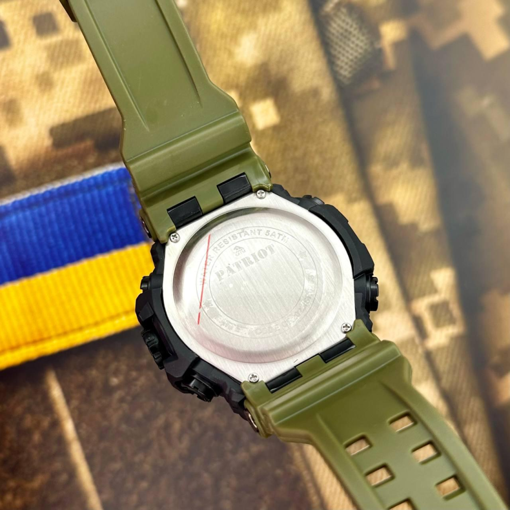 Годинник наручний Patriot 002AGUAGD Тризуб золото Зелені + Коробка.
