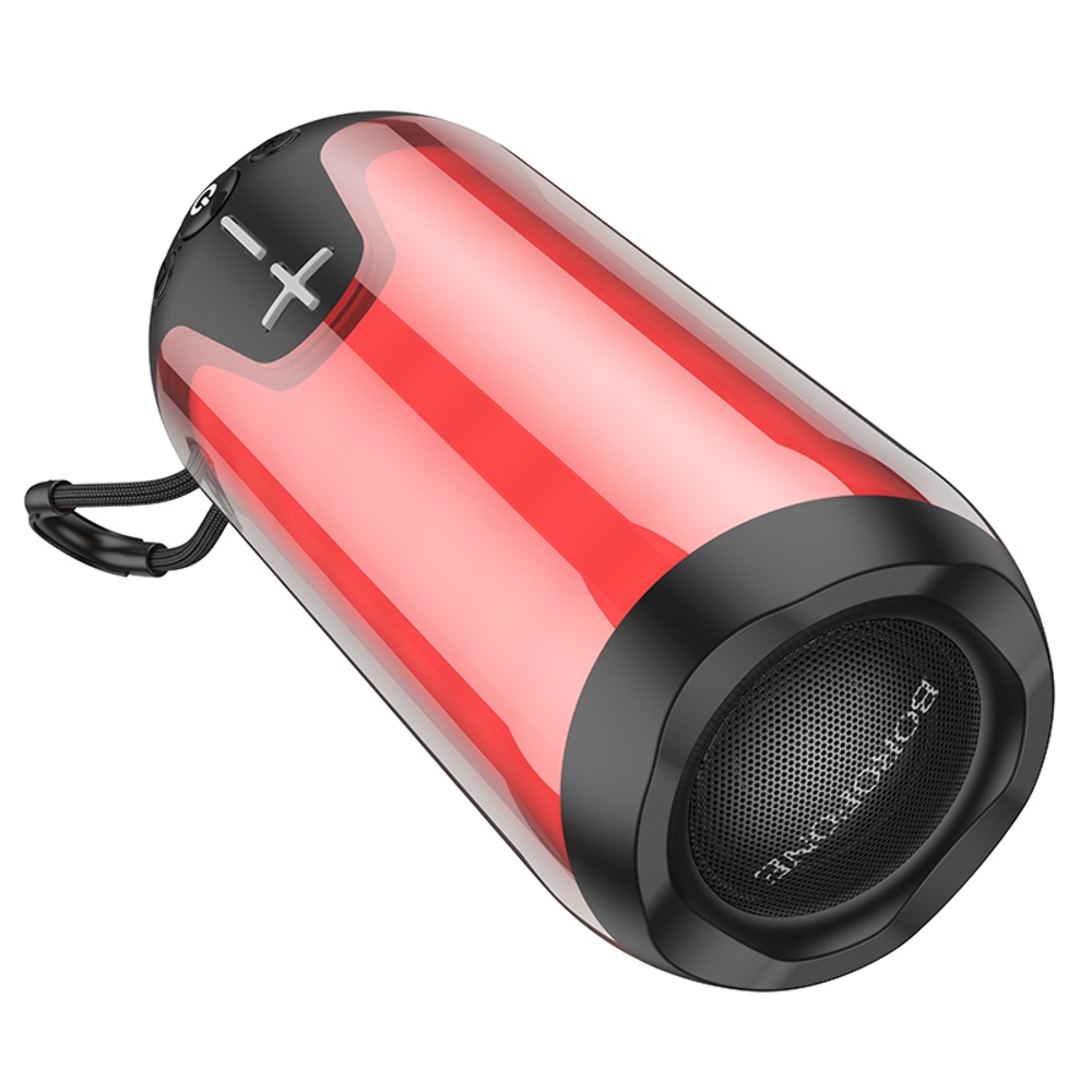Портативная Bluetooth колонка Borofone BR33 TWS с LED подсветкой black