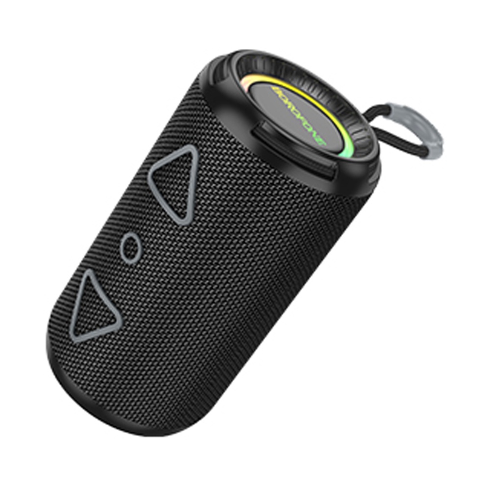 Портативная Bluetooth колонка Borofone BR37 TWS с LED подсветкой black