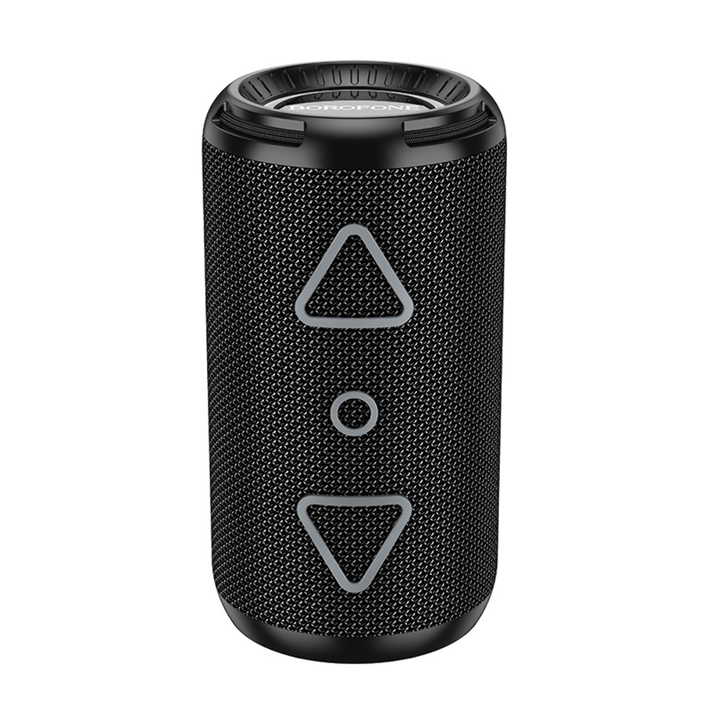 Портативная Bluetooth колонка Borofone BR37 TWS с LED подсветкой black