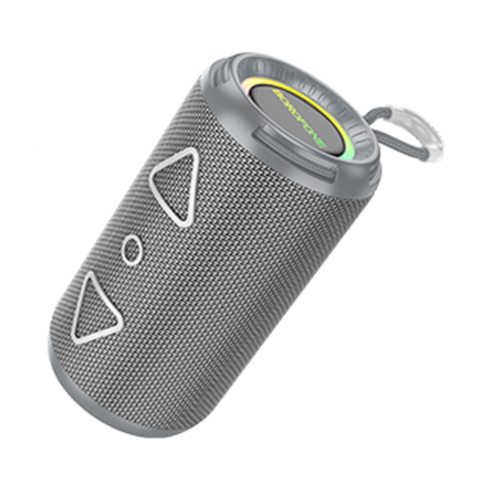 Портативная Bluetooth колонка Borofone BR37 TWS с LED подсветкой dark gray