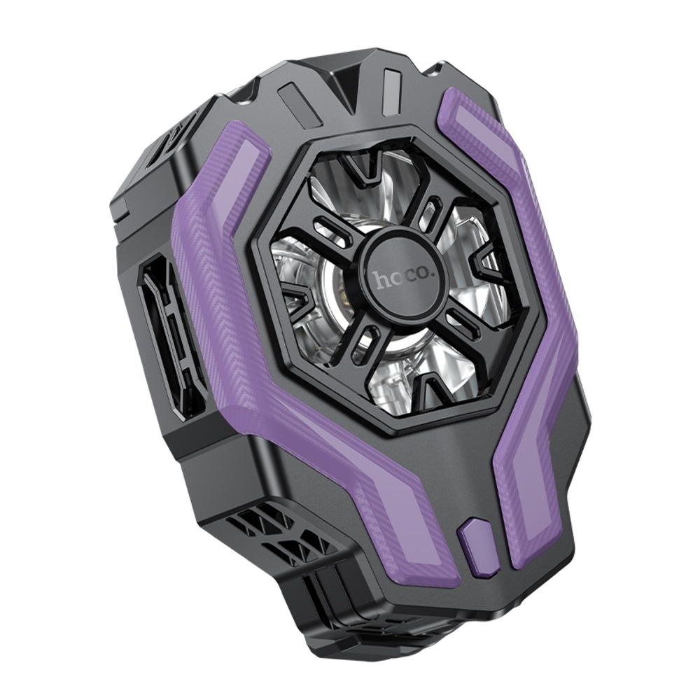 Мобильный куллер Hoco GM26 Type-C black purple