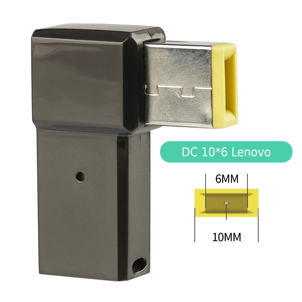 Адаптер для зарядки ноутбука Type-C-DC с квадратным разъемом 6.0-10.0 100 W