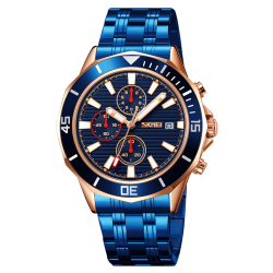 Skmei 9335RGBU Rose Gold-Blue Skmei 9335RGBU Rose Gold-Blue