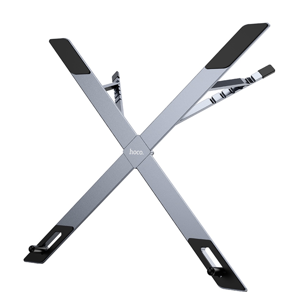 Металлическая подставка для ноутбука Hoco HD9 metal gray