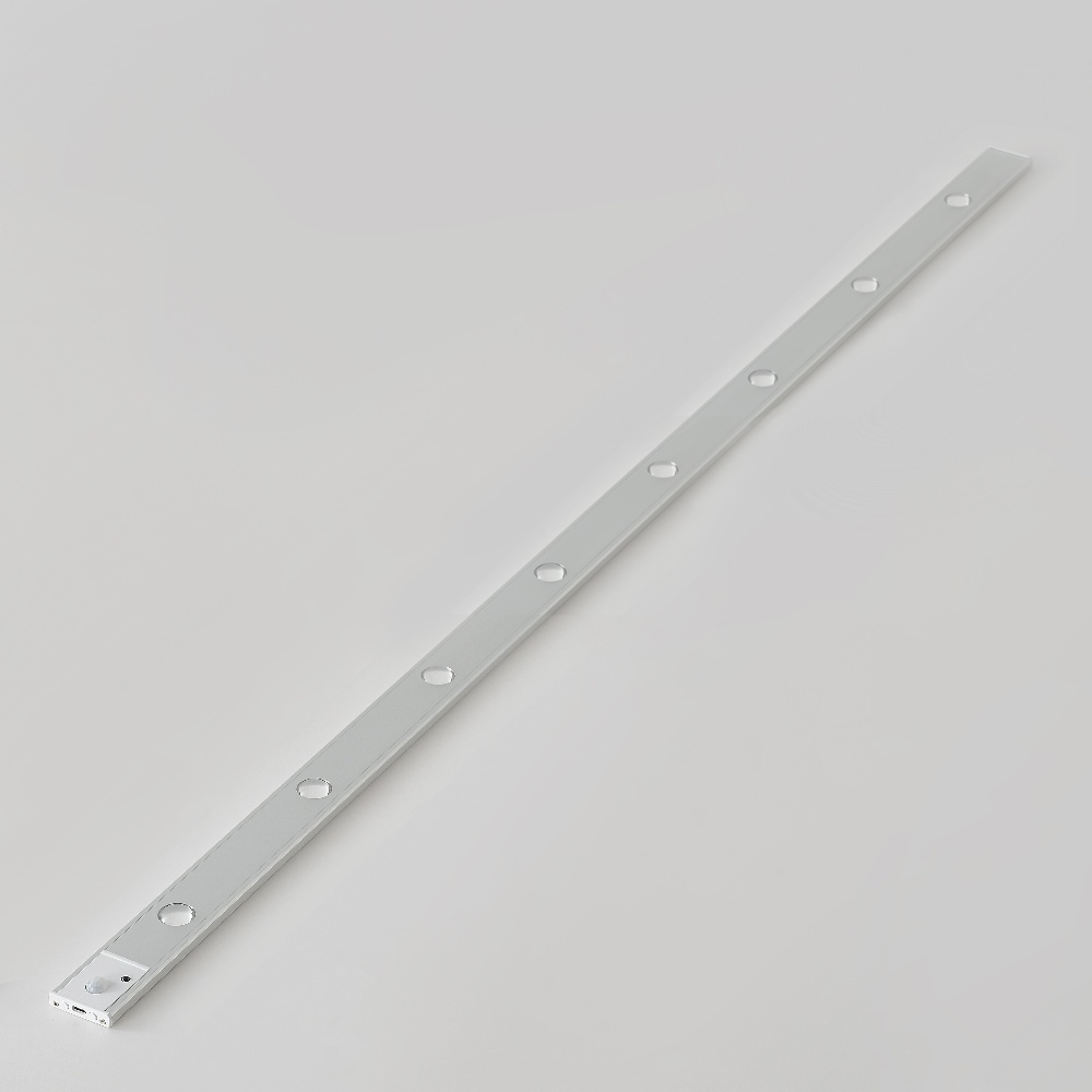 LED светильник cat“s eye 120-4S с пультом, аккумулятором, датчиком движения и освещенности 120 см 4W алюминиевый серебристый