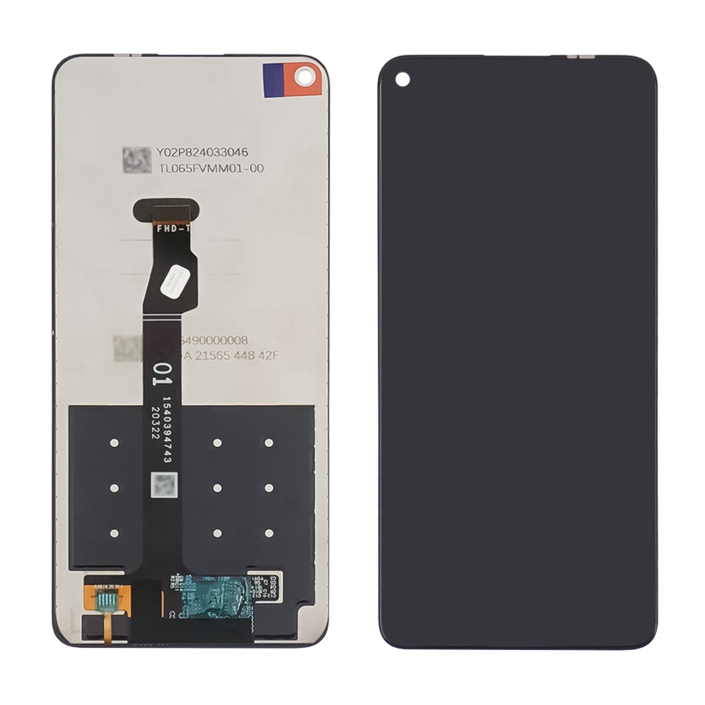 Дисплей для Huawei P40 Lite (5G) с чёрным тачскрином Service Pack