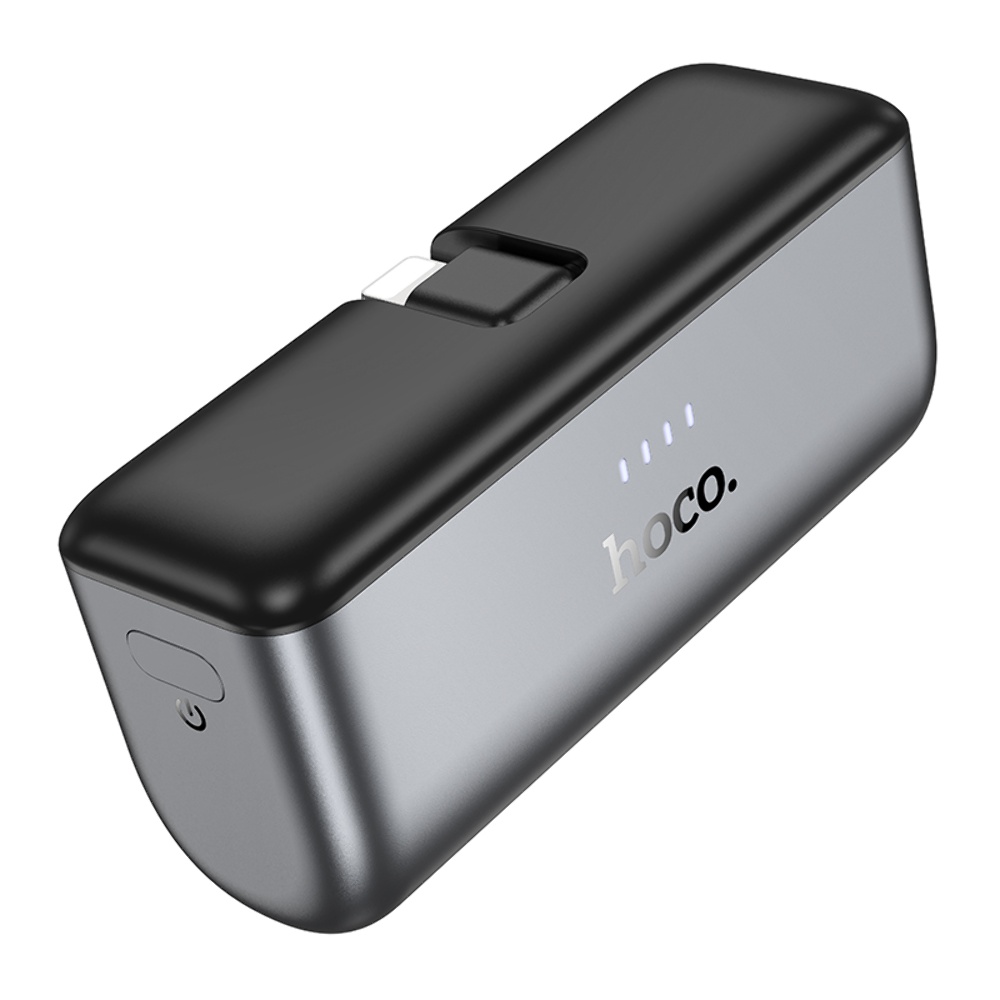 Power bank Hoco Q31 5000mAh PD 20W + кабель Lightning black
