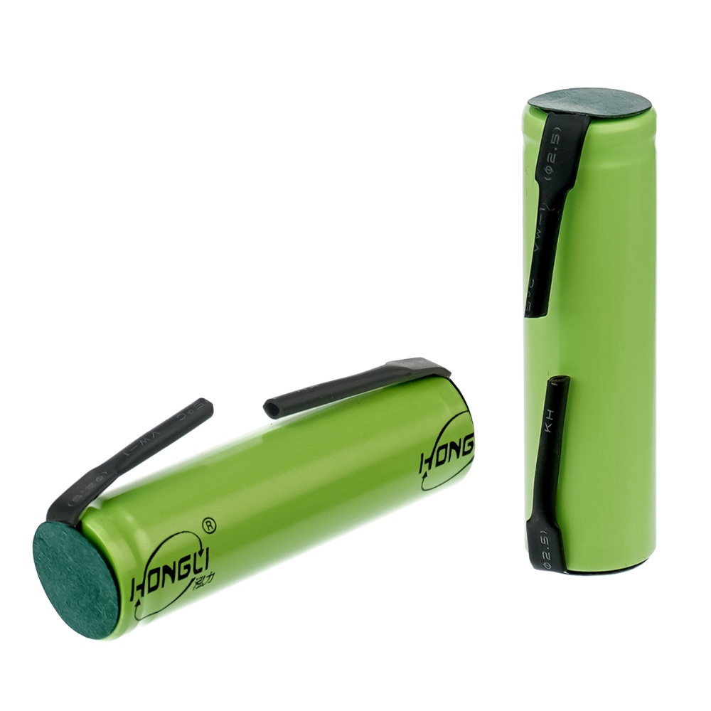Аккумулятор 14500 Li-ion 500 mAh 3.7V с лепестками для пайки