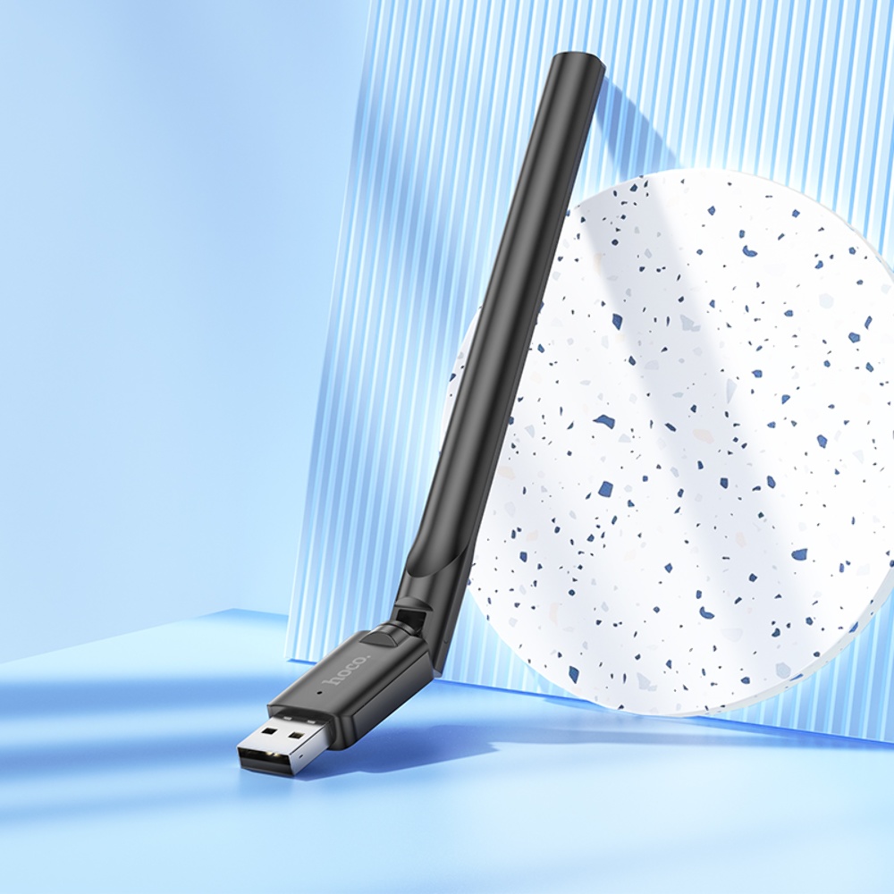 Wi-Fi адаптер Hoco HI32 USB 150Mbps 3dBi black