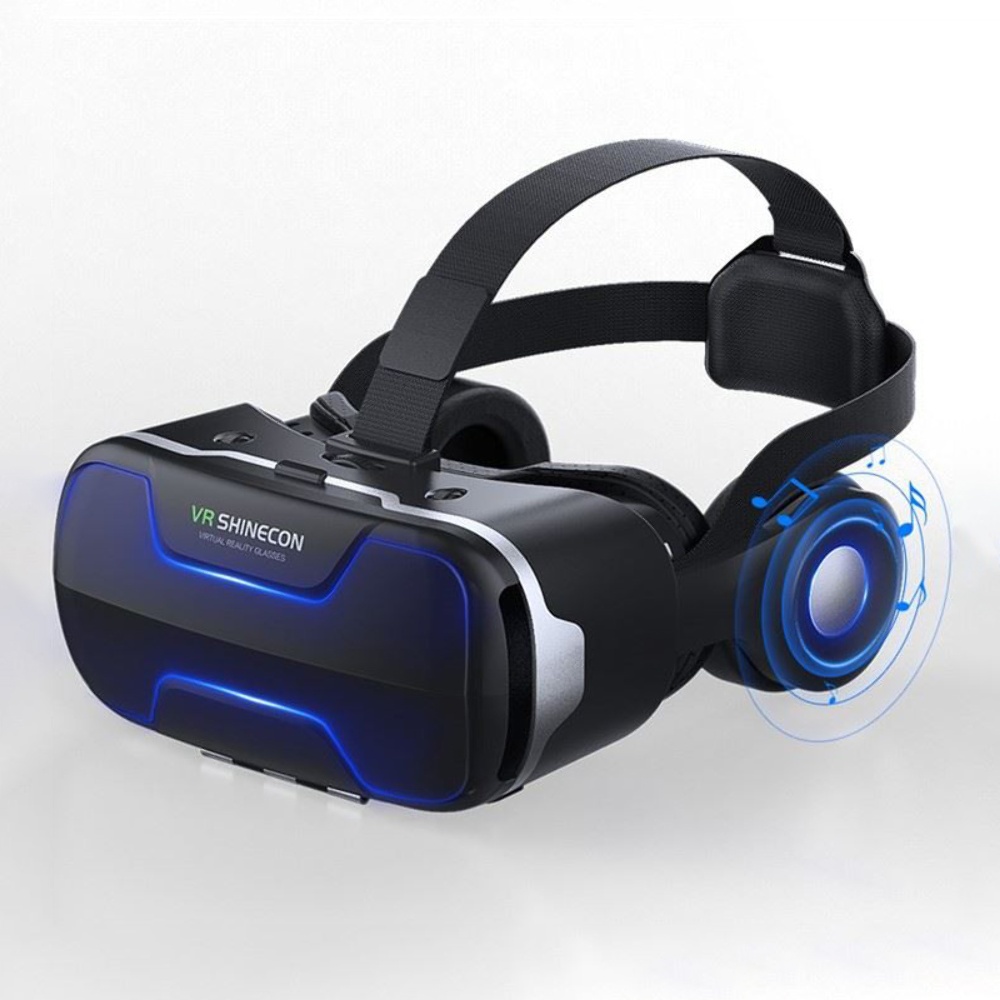 Очки виртуальной реальности с наушниками Shinecon SC-G02ED черные