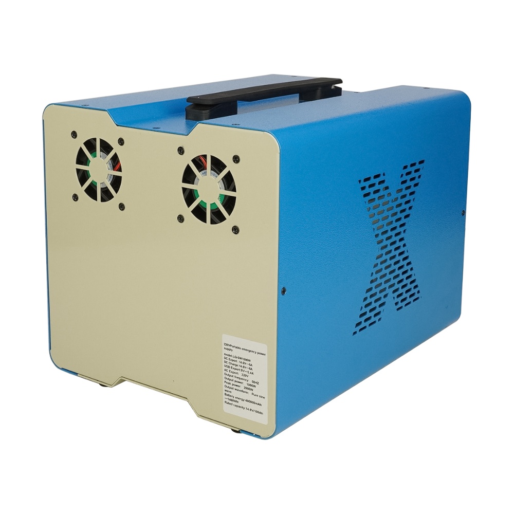 Зарядная станция GXQC LQ-SW1000X 2000/1000W 1460Wh LiFePO4 220V чистый синус