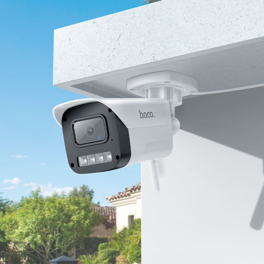 IP-камера видеонаблюдения Hoco D4 white