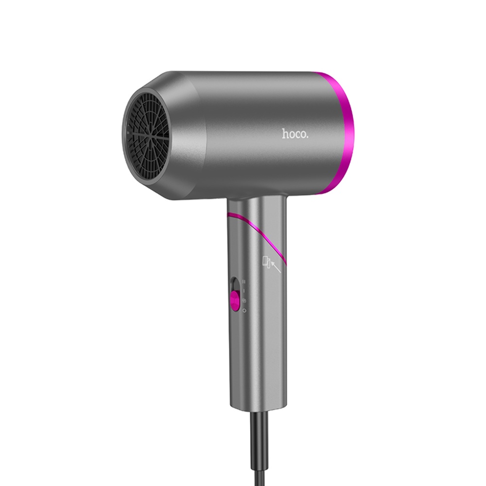 Фен для волос Hoco HP13 Plus rose red