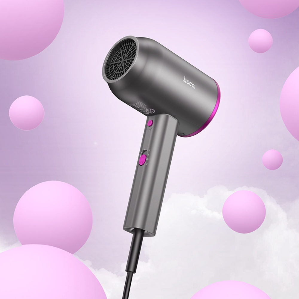 Фен для волос Hoco HP13 rose red