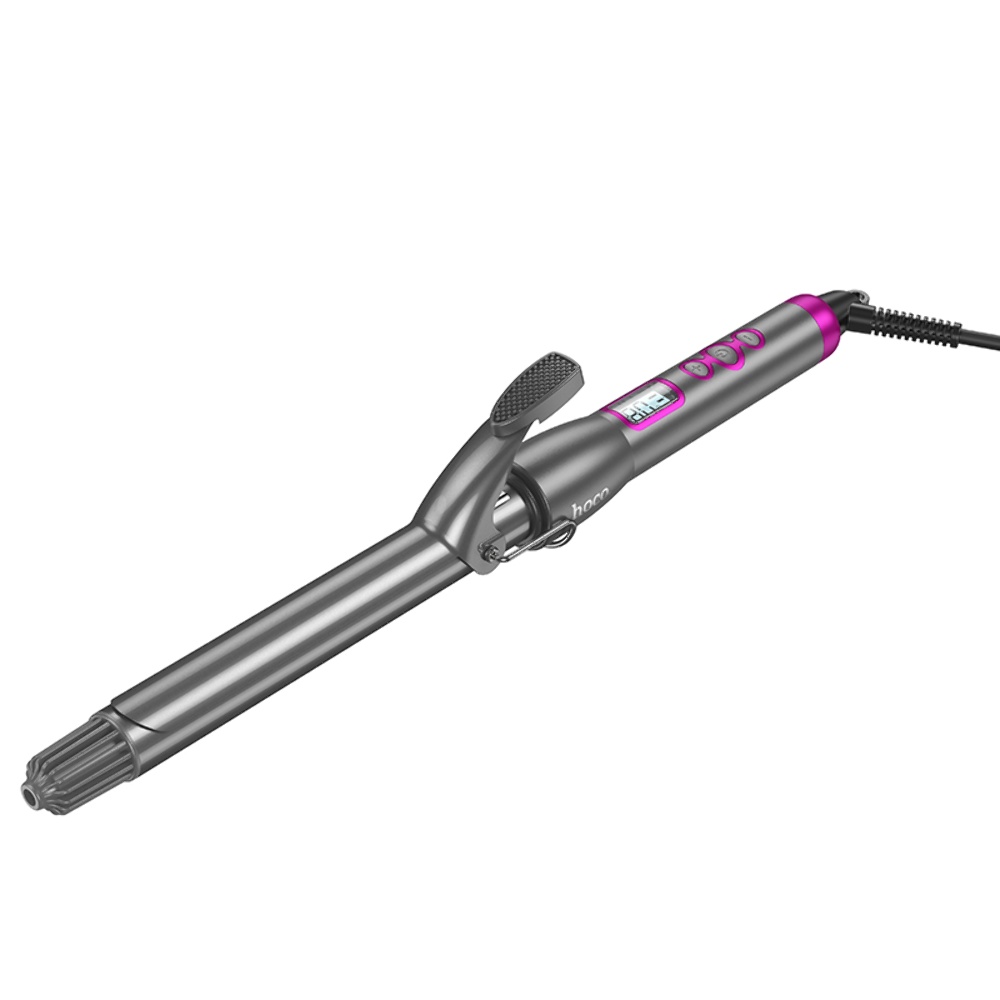 Электрическая плойка для волос Hoco HP43 с цифровым дисплеем gray