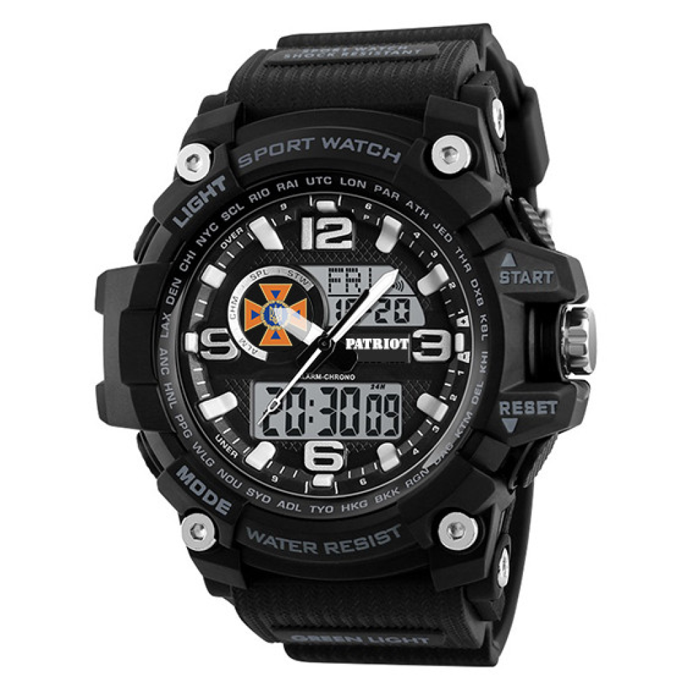 Годинник наручний Patriot 012BKDSNS ДСНС Чорні + Коробка