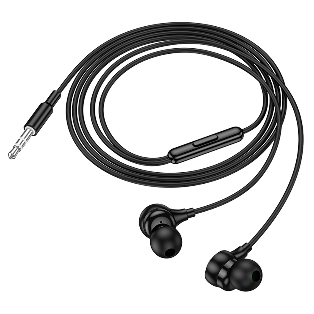 Наушники вакуумные Hoco M116 с микрофоном black