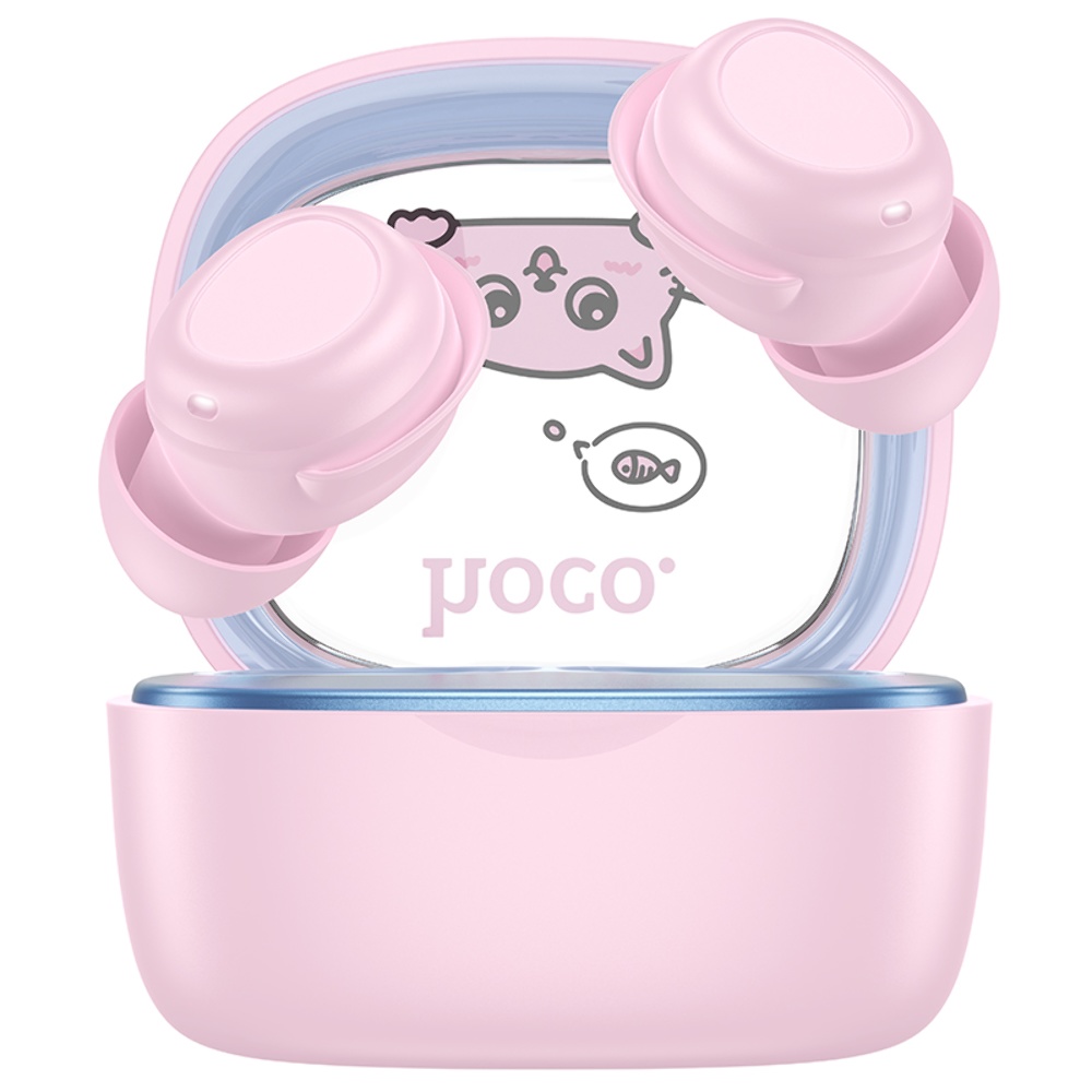 Беспроводные TWS наушники Hoco EW111 вакуумные детские pink