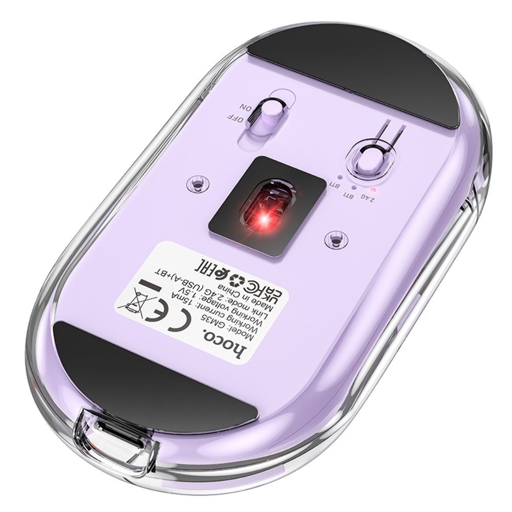 Беспроводная мышь Hoco GM35 romantic purple