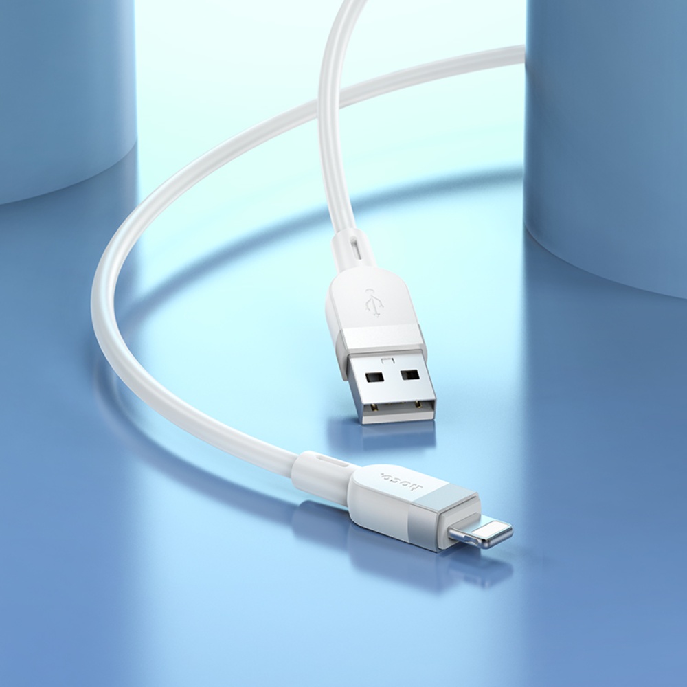 Кабель Hoco X109 USB to Lightning 1m white