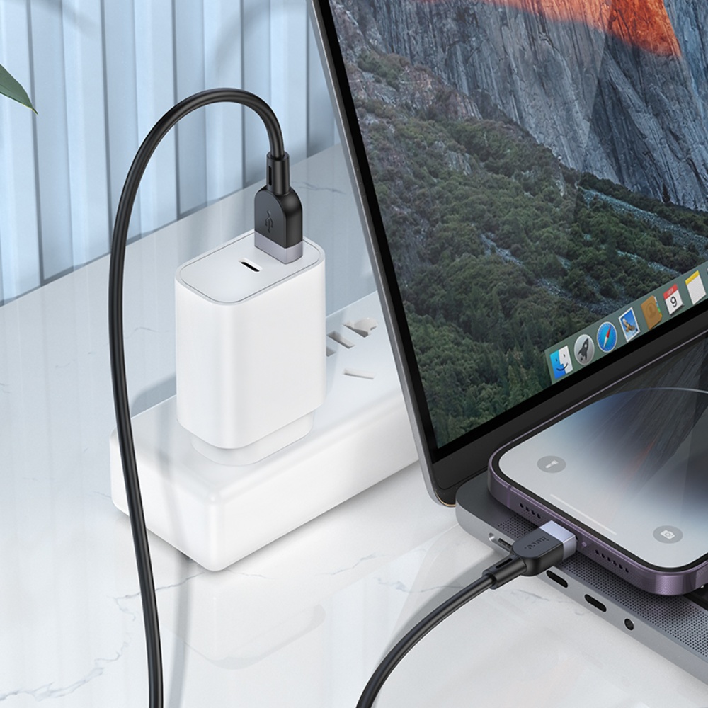 Кабель Hoco X109 USB to Lightning 3m black