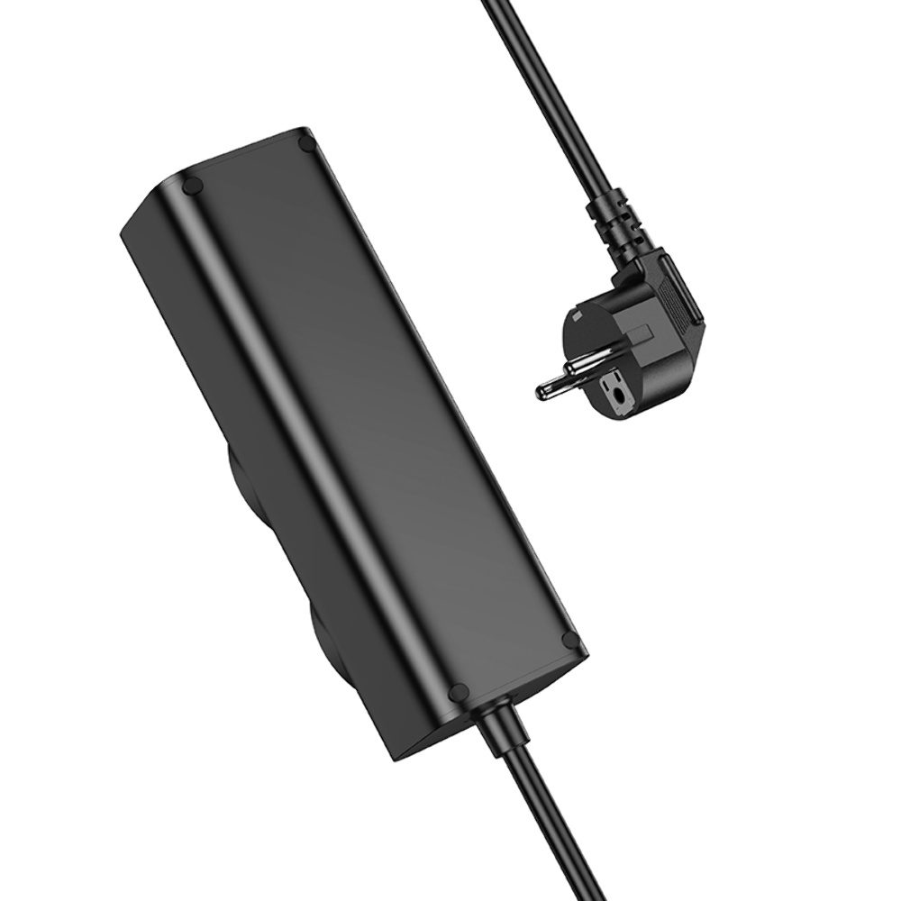 Сетевое зарядное устройство удлинитель Hoco NS10 USB/ 3 Type-C PD 67W 2 розетка 2m black