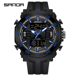 Sanda 6029 Black-Blue Sanda 6029 Black-Blue