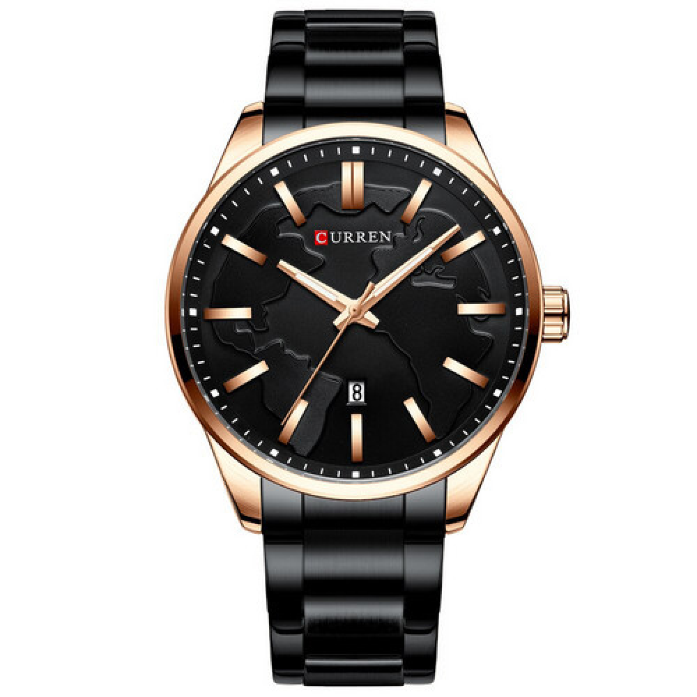 Curren 8366 Black-Gold