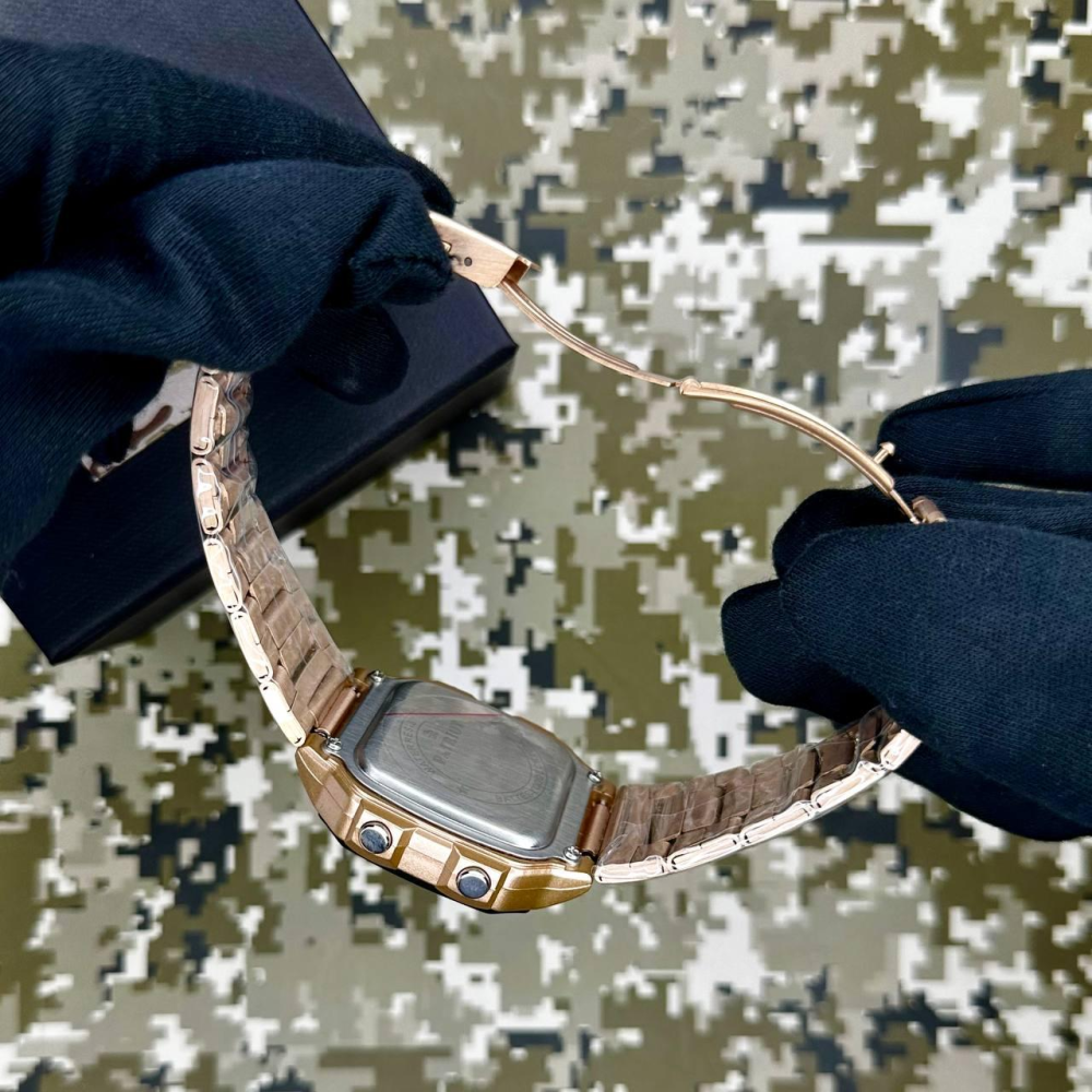 Годинник наручний Patriot 011RGUAGD Тризуб золото Рожеве Золото + Коробка.